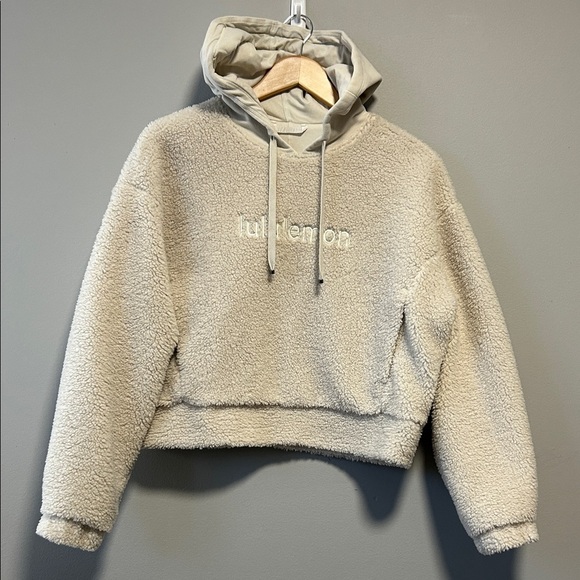 Lululemon Textured Fleece Embroidered Logo Hoodie - Picture 3 of 12